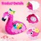 Pink Flamingo Piñatas Hawaiian Flamingo Piñatas with Stick, Blindfold and Confetti, Flamingo Piñatas for Kids Birthday Party Fiestas Decorations Hawaii Summer Theme Anniversary Celebration